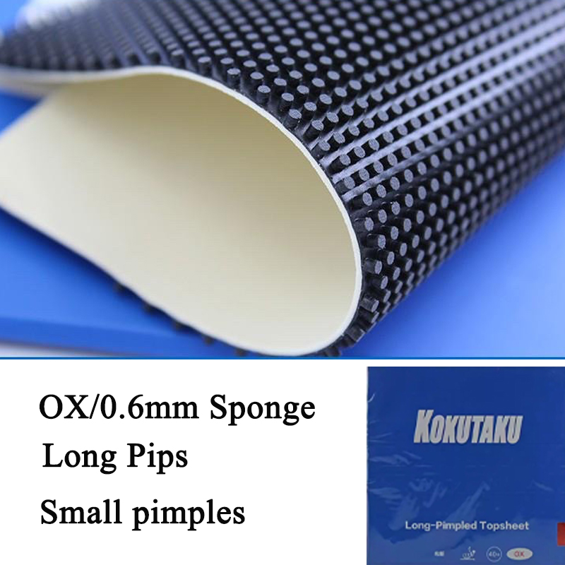 Table Tennis Is Played With A - KOKUTAKU 롱 핍스 탁구 러버 OX/0.6mm