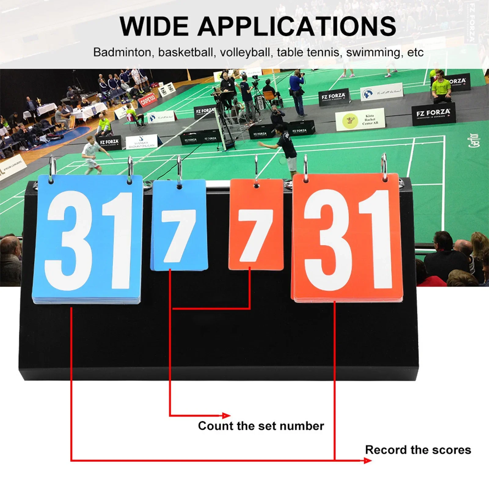 Table Tennis Score - 탁구 농구 배드민턴을 위한 4 자리