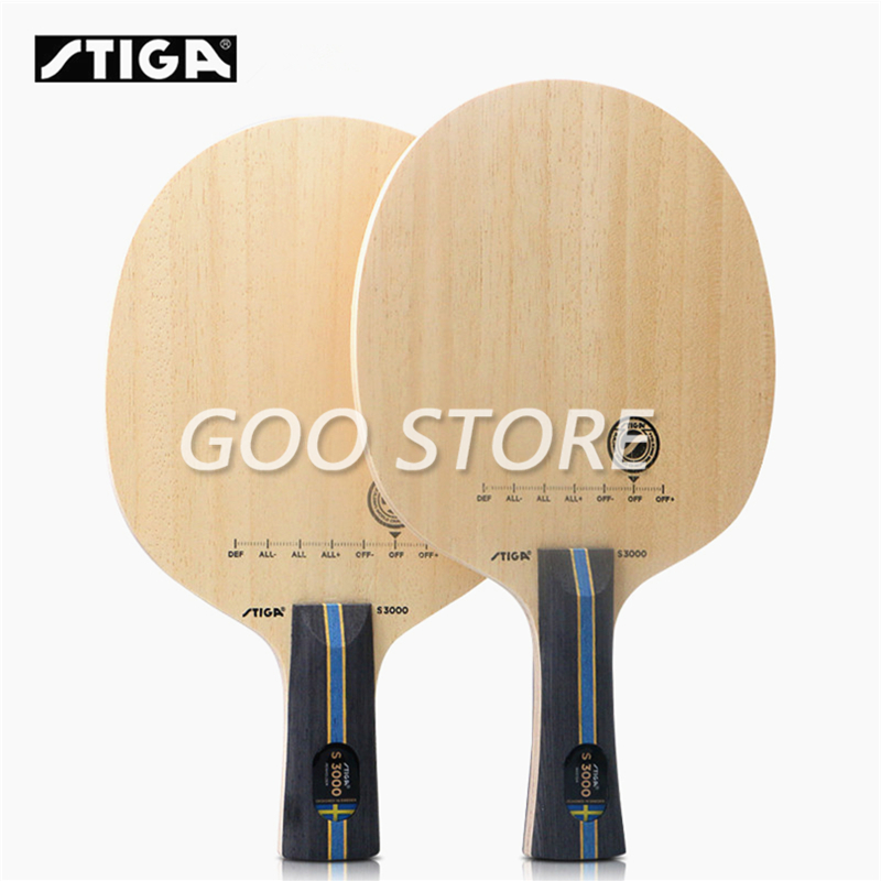 Table Tennis Is Played With A - STIGA 탁구 블레이드 S3000 올라운드 플레이