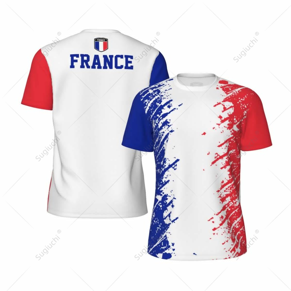 Table Tennis France - 독점 디자인 프랑스 국기 그레인 3D