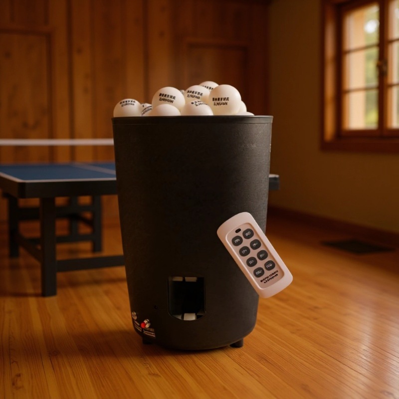 Table Tennis Ball - 휴대용 탁구공 머신 자동, 충전식 핑퐁