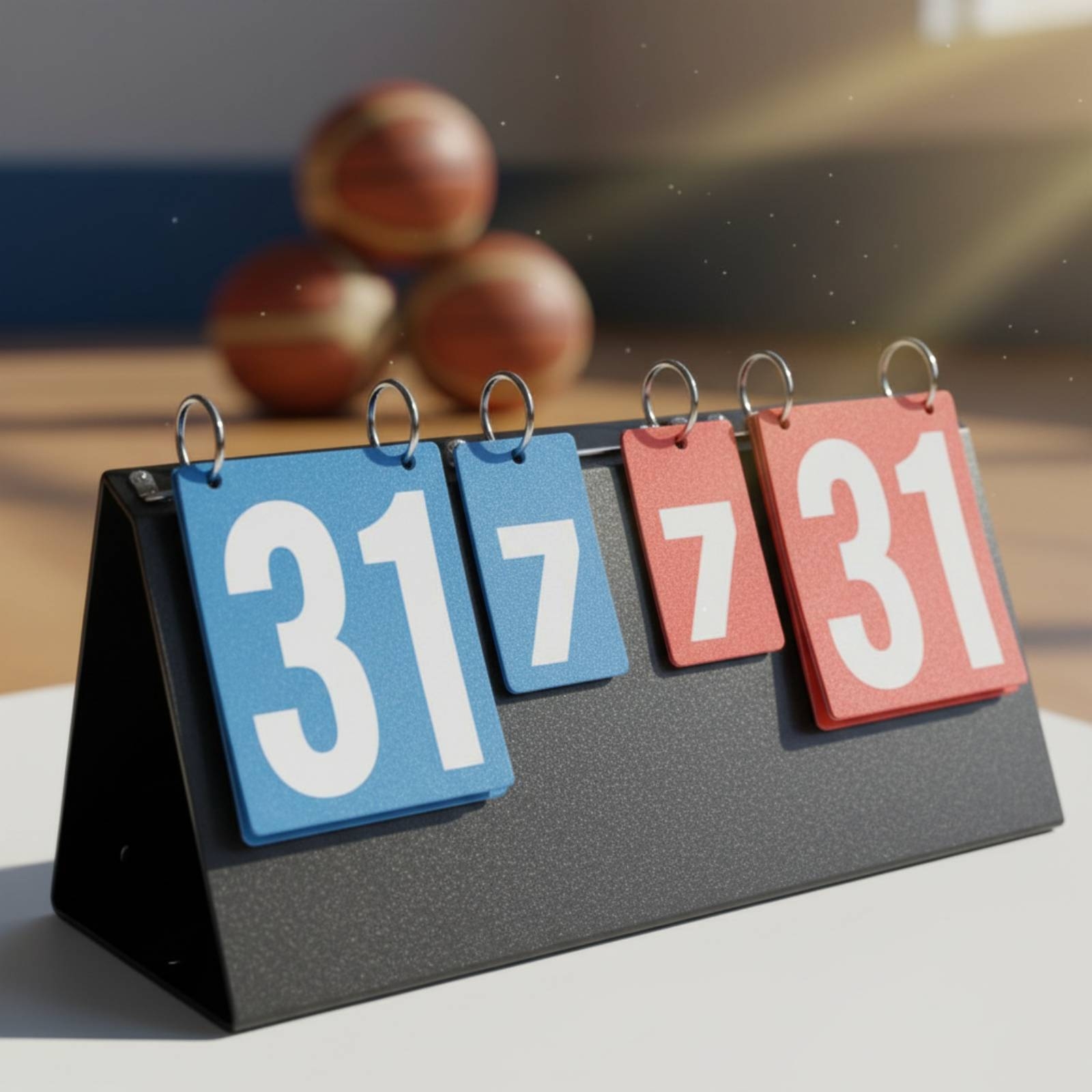 Table Tennis Score - 휴대용 플립 점수판 다목적 스포츠 플립