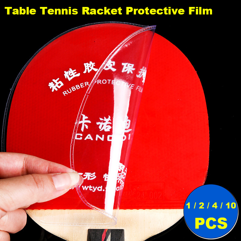 Table Tennis Rubber Protective Film - 1/2/4/10PCS 탁구 라켓 보호 필름 비접착성