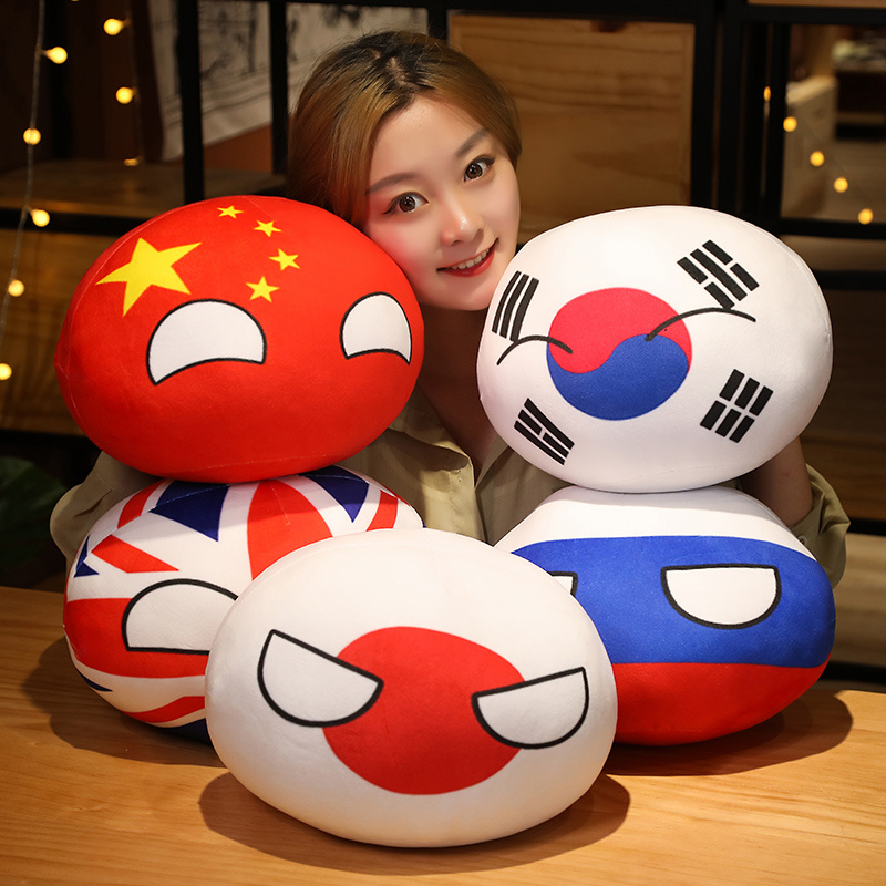 Table Tennis France - 핫 10/30/50cm 폴란드볼 컨트리볼 장난감 봉제인형