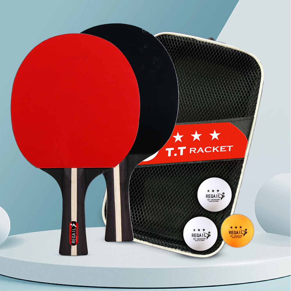 Table Tennis Is Played With A - 탁구 라켓 2개 & 공 3개,