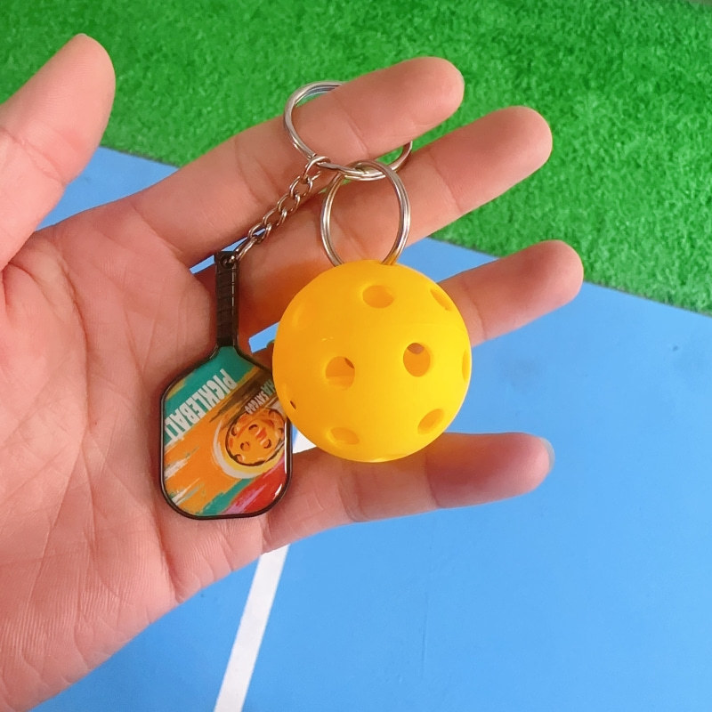 Table Tennis Score - 미니 피클볼 펜던트, 미니 패들 액세서리,