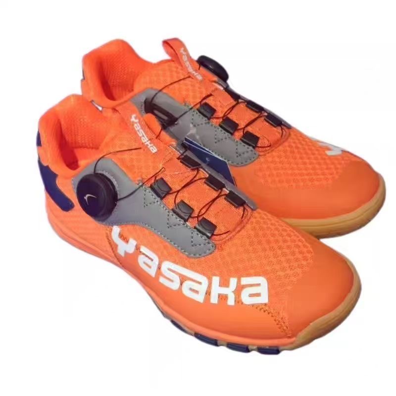 Table Tennis Shoes - 2026 탁구화 남녀공용 오렌지 코트화 유니섹스