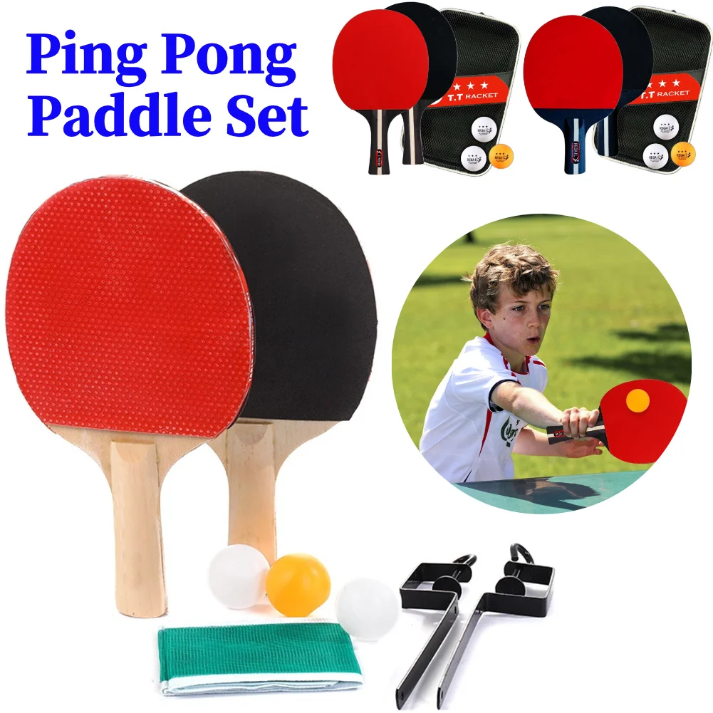 Table Tennis Post - 탁구 네트와 포스트 세트가 포함된 탁구