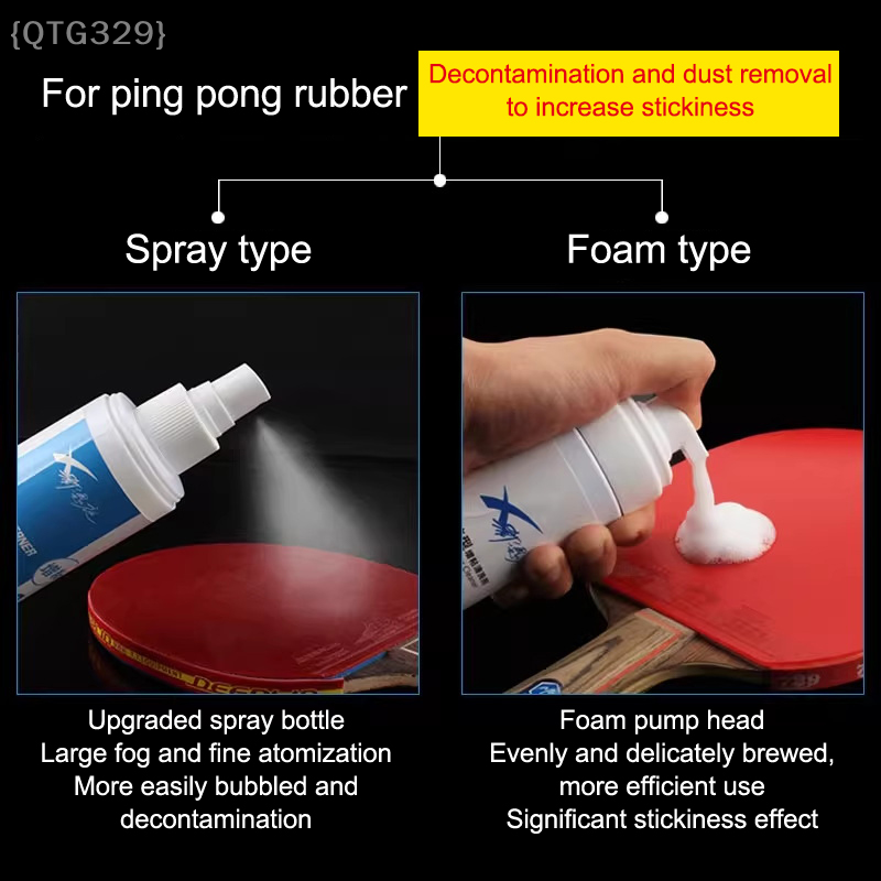 【Ja】100ml 탁구 라켓 관리 스프레이 - 고무 클 - Table Tennis Rubber Protective Film 리뷰 및 가격