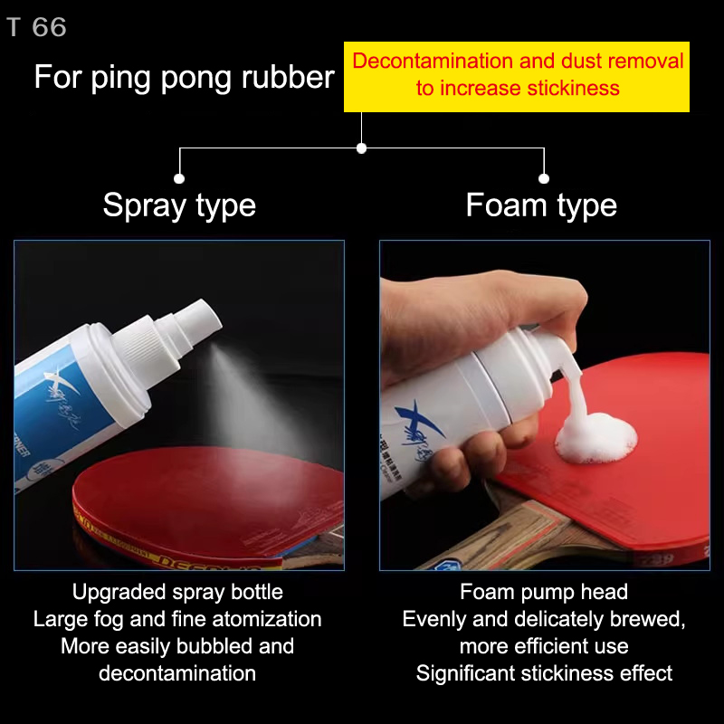 탁구 라켓용 100ml 고무 클리너 스프레이 특수 세정 - Table Tennis Rubber Protective Film 리뷰 및 가격
