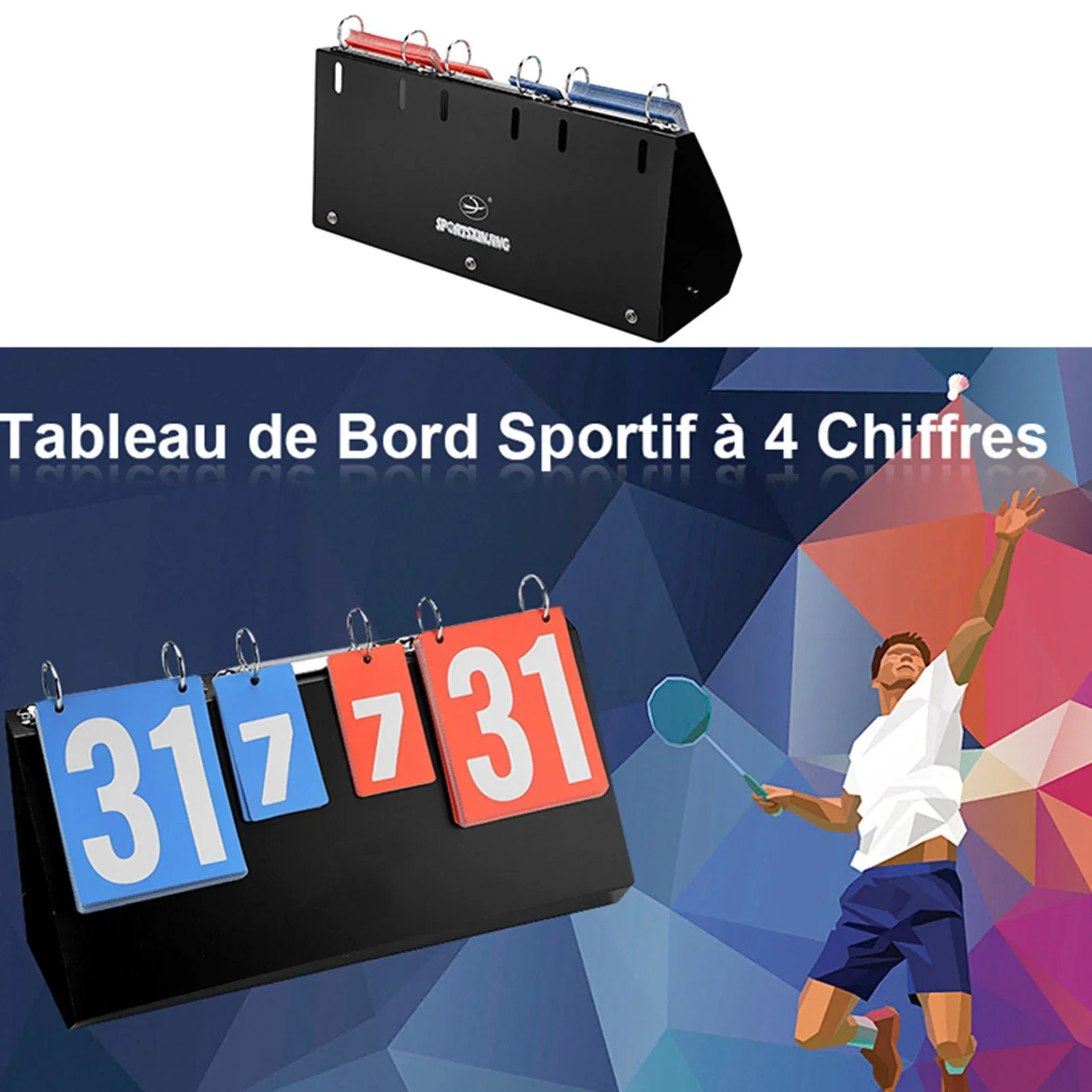 탁구 농구 배드민턴을 위한 4 자리 스포츠 경쟁 점수  - Table Tennis Score 리뷰 및 가격