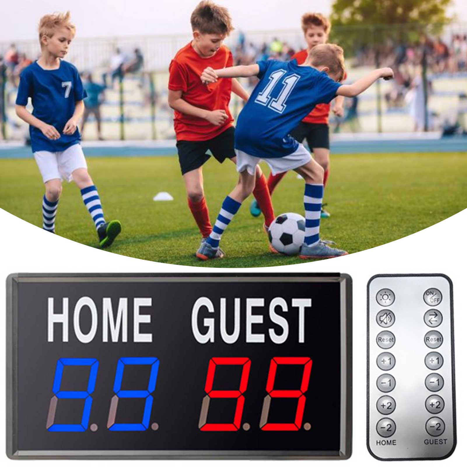 4 자리 LED 전자 점수 키퍼 점수 판 USB 전원  - Table Tennis Score 리뷰 및 가격