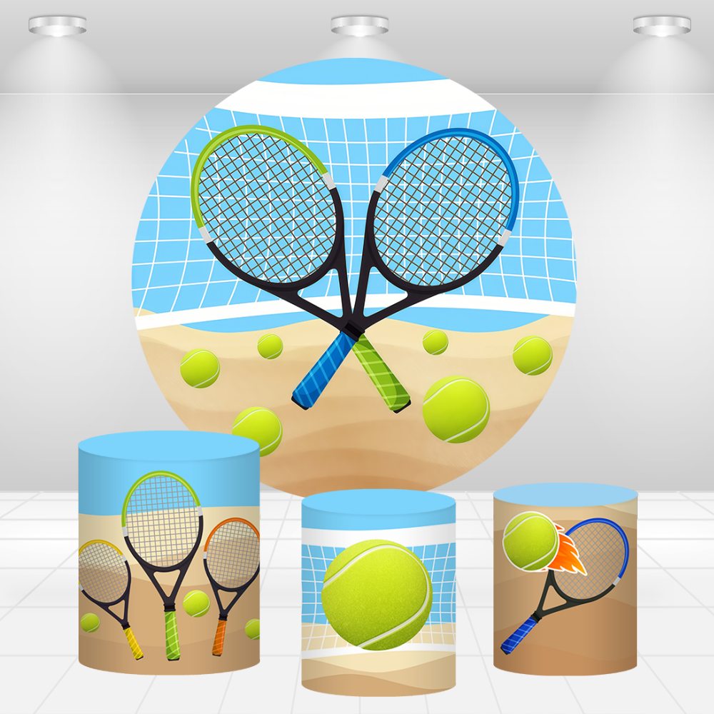 비치 발리볼 테마 라운드 배경 어린이 생일 파티 용품  - Table Tennis Background 리뷰 및 가격