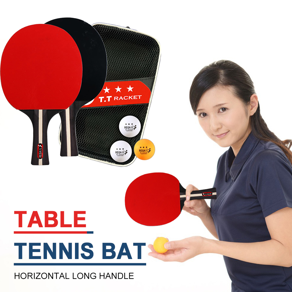 탁구 라켓 2개 & 공 3개, 전문가용 2인용 탁구 세 - Table Tennis Is Played With A 리뷰 및 가격