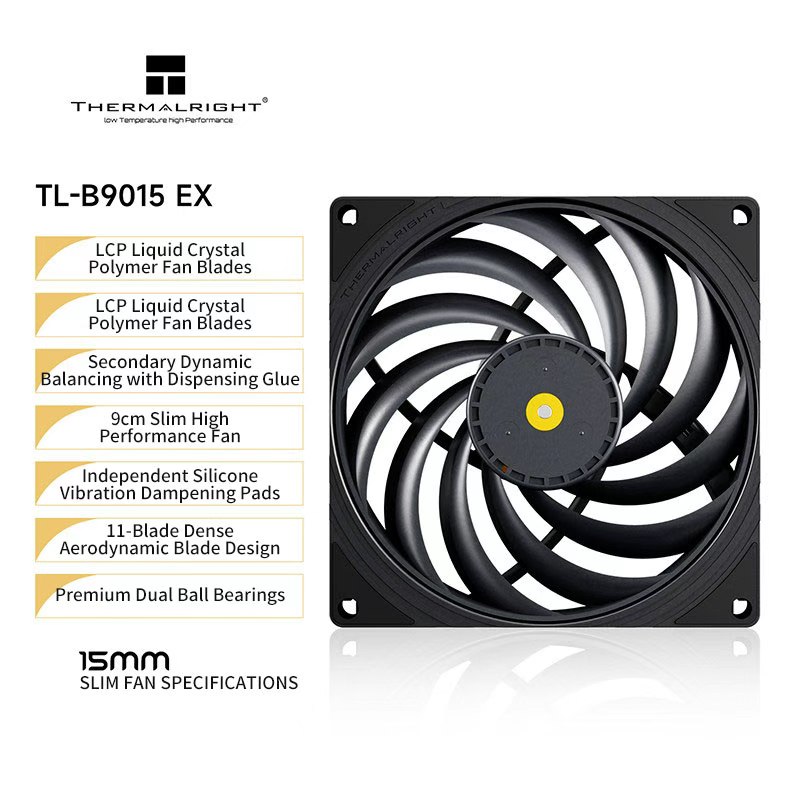 써멀라이트 TL-B9015 EX 92mm LCP 초슬림 - Table Tennis 11 리뷰 및 가격