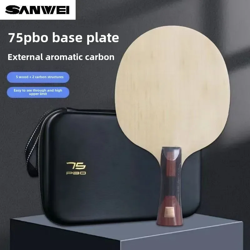 SANWEI 오리지널 슈퍼 75 PBO 카본 탁구 블레 - Stiga Carbon Blade 리뷰 및 가격